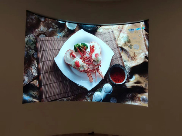 河池室内P2.5弧形LED屏